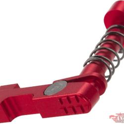 Magazine release Ambidextre Hex pour M4 AEG - Aluminium / Rouge - Angel Custom