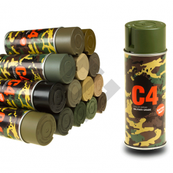 Bombe de peinture C4 Mil Grade - RAL6003 - Armamat