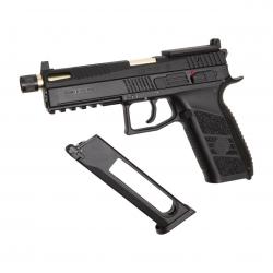 CZ P-09 Optic Ready CO2 GBB - Noir - ASG/KJ Works