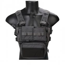 Chest rig MK3 Micro Fight Chassis - Wolf Grey - Emerson