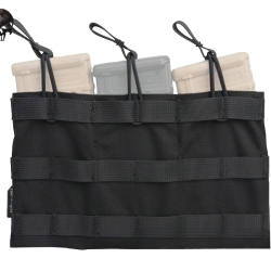 Triple poche Open Top pour chargeur 5.56 - Noir - Emerson