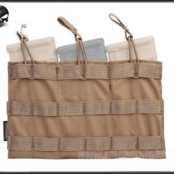 Triple poche Open Top pour chargeur 5.56 - Coyote - Emerson