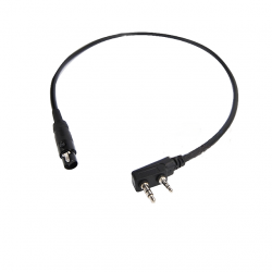 Connecteur Type Kenwood pour Headsets FCS ou RAC - Noir - FMA