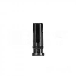 Cache-flamme Griffin Armament Taper Mount Stealth pour filetage 14mm CCW - Acier / Noir - PTS