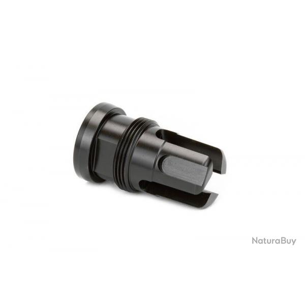 Cache-flamme Griffin Armament Taper Mount Minimalist pour filetage 14mm CCW - Acier / Noir - PTS