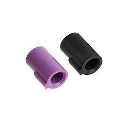 Set de 2 - Joint Hop-up 60°/70° MEC pour VSR-10 - Gomme / Noir & Violet - PTS