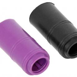 Set de 2 - Joint Hop-up 60°/70° MEC pour AEG - Gomme / Noir & Violet - PTS