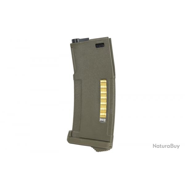 Chargeur EPM Mid-Cap 150BBs pour M4 AEG - Olive - PTS