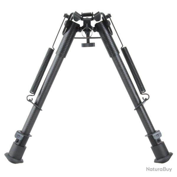 Bipied Spring 22,86-34,29cm - Fibre de Carbone / Metal / Noir - Vector Optics