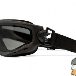 Masque de Protection Spear Dual - Verres Transparent, Fumé et Orange/Noir - Wiley X