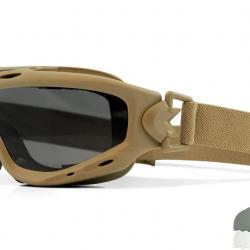 Masque de Protection Spear - Verres Transparent et Fumé/Dark Earth - Wiley X