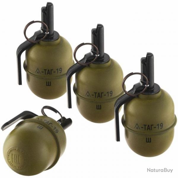 Lot de 6 grenades frag ??G-19 type RGD-5 russe (BBs) - TAGInn