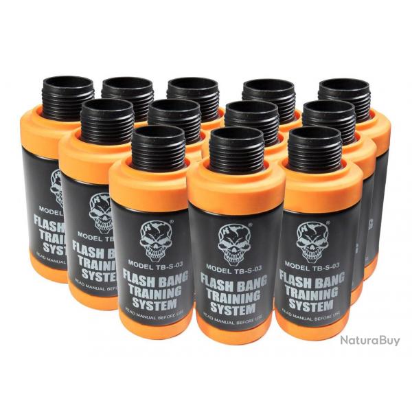 Pack de 12 coques type Flash Bang pour Thunder B - APS