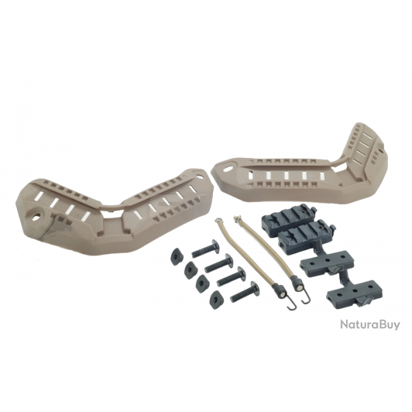 Rail type ARC pour casque Fast - Dark Earth - FMA