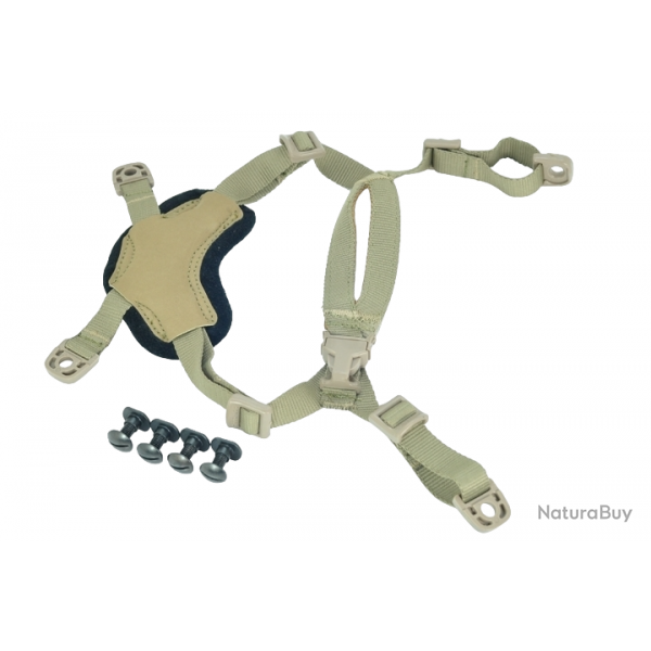 Chinstrap pour casque - Dark Earth - FMA