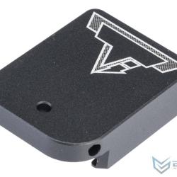Talon de chargeur Taran Tactical pour Hi-Capa GBB - Sans port de chargement /Aluminium / Noir - EMG/