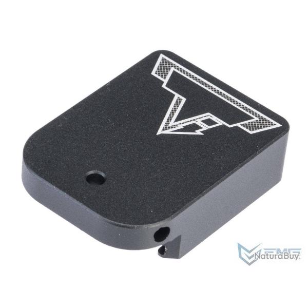 Talon de chargeur Taran Tactical pour Hi-Capa GBB - Sans port de chargement /Aluminium / Noir - EMG/