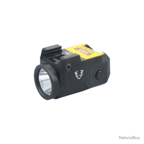 Lampe Vaide Scrapper Subcompact pour Picatinny - Noir - Vector Optics