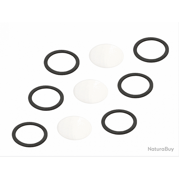 Protection Lentille de Lunette 30mm - Transparent / Noir - Vector Optics