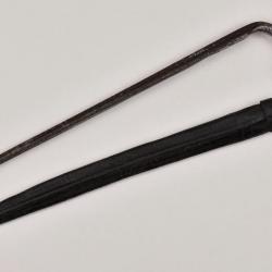 RARISSIME BAÏONNETTE POUR FUSIL D'INFANTERIE Mle 1777 AVEC SON FOURREAU -  ÉPOQUE FIN XVIIIe