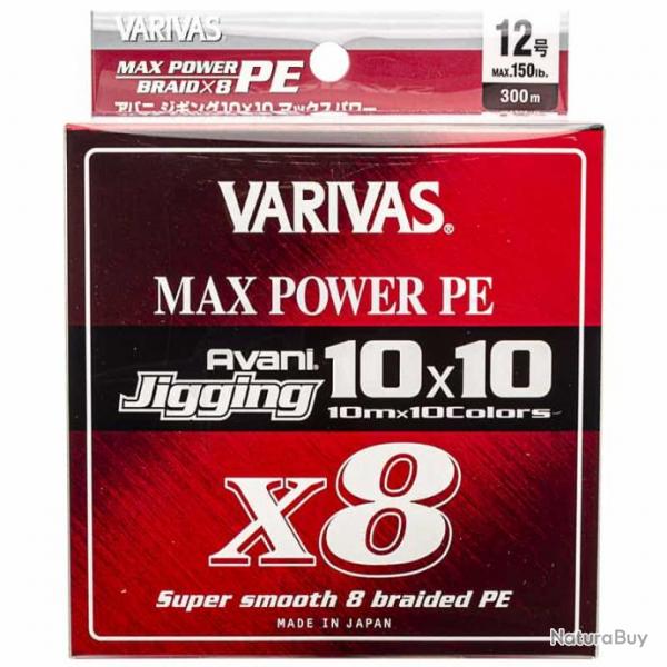 Varivas Avani Jigging 10x10 Max Power 150lb 300m