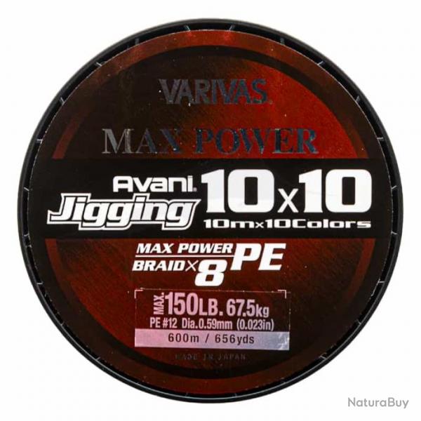 Varivas Avani Jigging 10x10 Max Power 150lb 600m