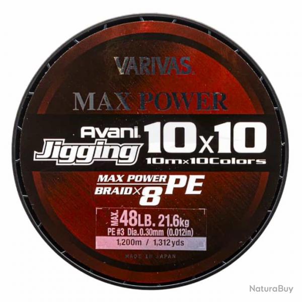 Varivas Avani Jigging 10x10 Max Power 48lb 1200m