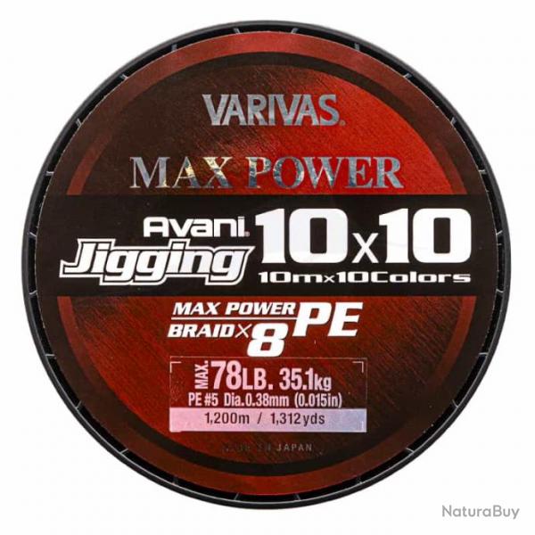 Varivas Avani Jigging 10x10 Max Power 78lb 1200m