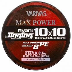 Varivas Avani Jigging 10x10 Max Power 137lb 1200m