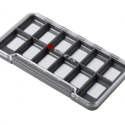 Boîte de Rangement Greys Slim Waterproof Fly Box 12 compartiments