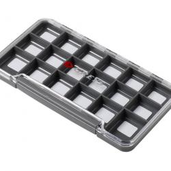 Boîte de Rangement Greys Slim Waterproof Fly Box 18 compartiments