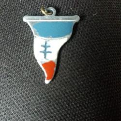 pendentif patriote FFI croix de lorraine WW 2