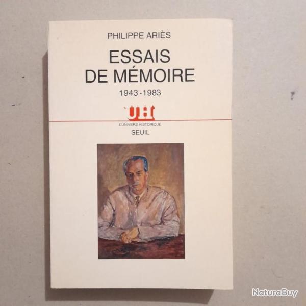 Essais de mmoire (1943-1983)Philippe Aris