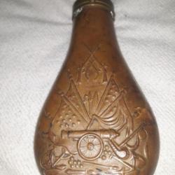 poire a poudre ancienne collection chasse militaria