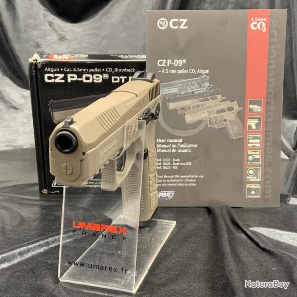 PISTOLET "CZ P-09" FDE CO2 4.5 -PLOMBS