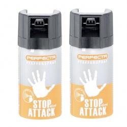 2X BOMBES STOP ATTACK AUX POIVRE - 40 ML - " PERFECTA "