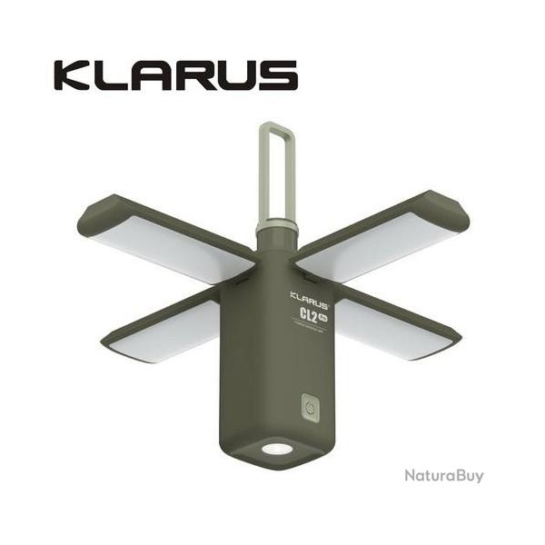 Lanterne Klarus CL2 PRO VERTE - 750 Lumens - Rechargeable et Powerbank