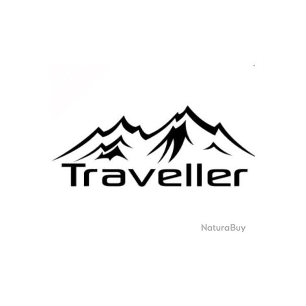 Autocollants Traveller dco voiture camping car ou autres noir ou blanc !