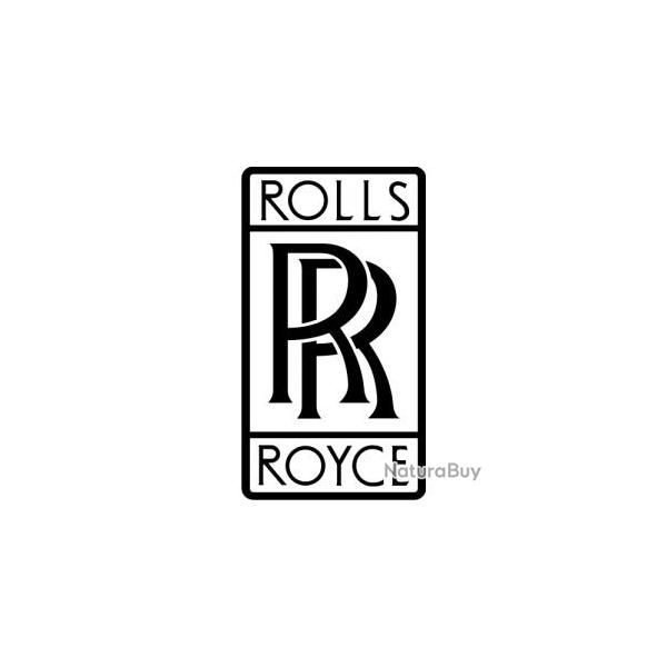 Autocollants ROLLS ROYCE voiture camping car ou autres noir ou blanc !