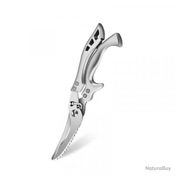 Ciseaux de Cuisine Pro Acier Inox, Modele: C