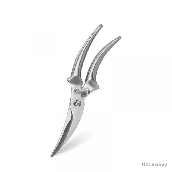 Ciseaux de Cuisine Pro Acier Inox, Modele: D