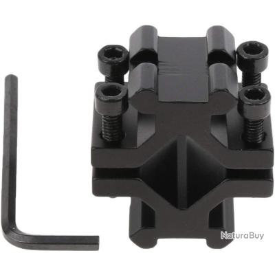 Adaptateur de Conversion sur Rail 11 à 20mm/11mm à 22mm, support sur Rail Weaver Standard, support de portée pour pistolet de chasse, adaptateur Snap-in Low Pro  18