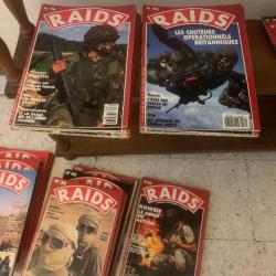 lot magazines Raids de 86 à 93