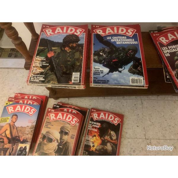 lot magazines Raids de 86  93