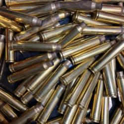 Lot de 120 étuis Calibre 300 Winchester Magnum PPU tirés 3 fois