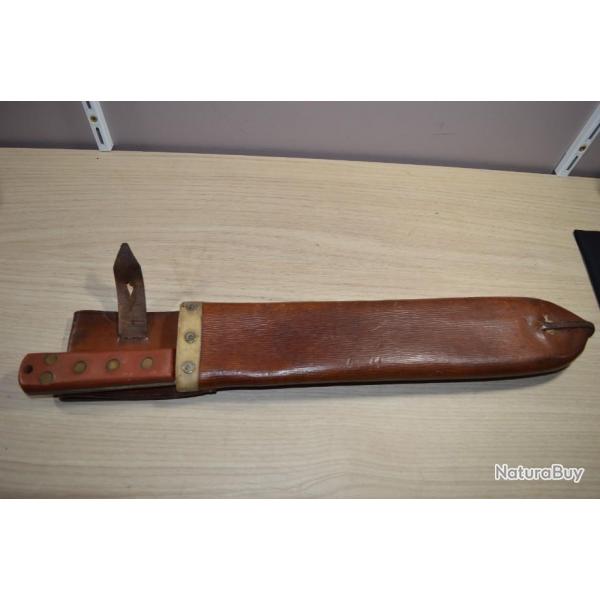 Machette Anglaise GB British soldat quipement 1939 deuxime guerre mondiale coupe coupe Timbers