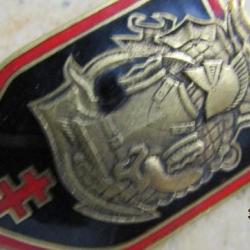 insigne pucelle Commandement du Génie des F.T.E.O.extrème orient génie Indochine Drago Béranger