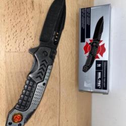 Couteau Mil-Tec Fire Stone Washed