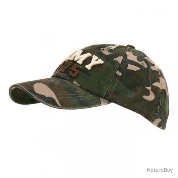 Casquette baseball Army 1775 (Couleur Camouflage Woodland)