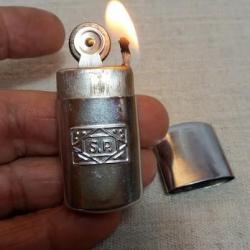 Briquet mini essence SP métal chromé vintage accessoires fumeur